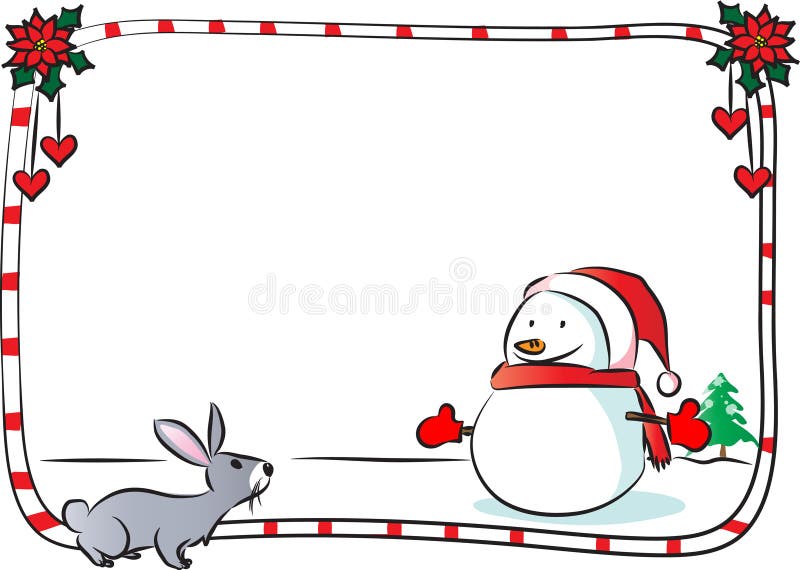 Christmas Border stock image. Image of winter, xmas, frame - 33583165