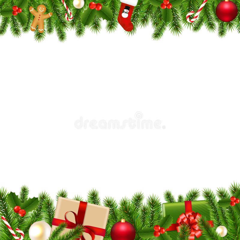 holiday cookie border clip art
