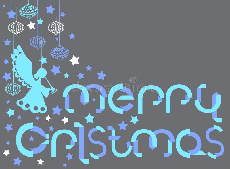 Merry Christmas card royalty free illustration Merry Christmas card royalty free illustration