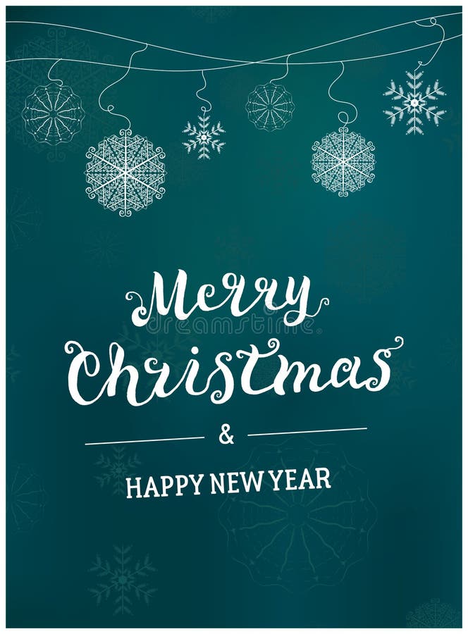 Merry Christmas Card Template Design royalty free illustration Merry Christmas Card Template Design royalty free illustration
