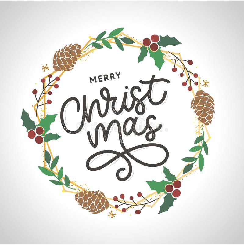 Merry Christmas gold glittering lettering design. Vector illustration EPS 10 stock illustration Merry Christmas gold glittering lettering design. Vector illustration EPS 10 stock illustration