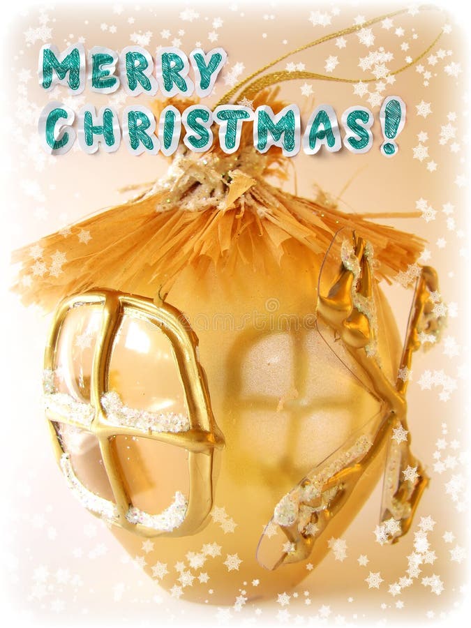 Merry christmas greeting card