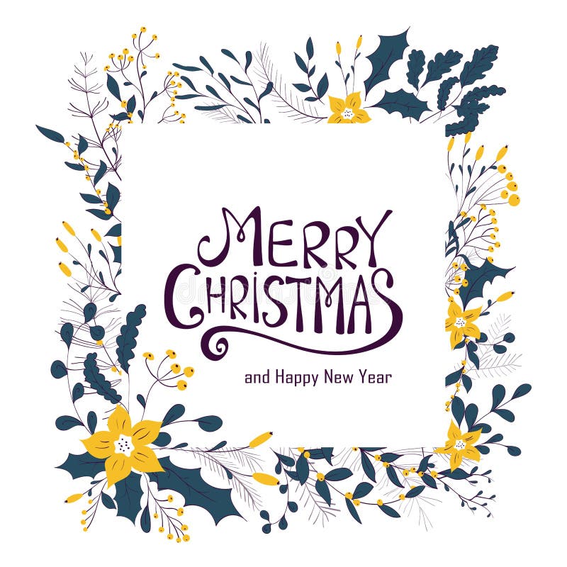 Merry Christmas greeting card. vector illustration Merry Christmas greeting card. vector illustration