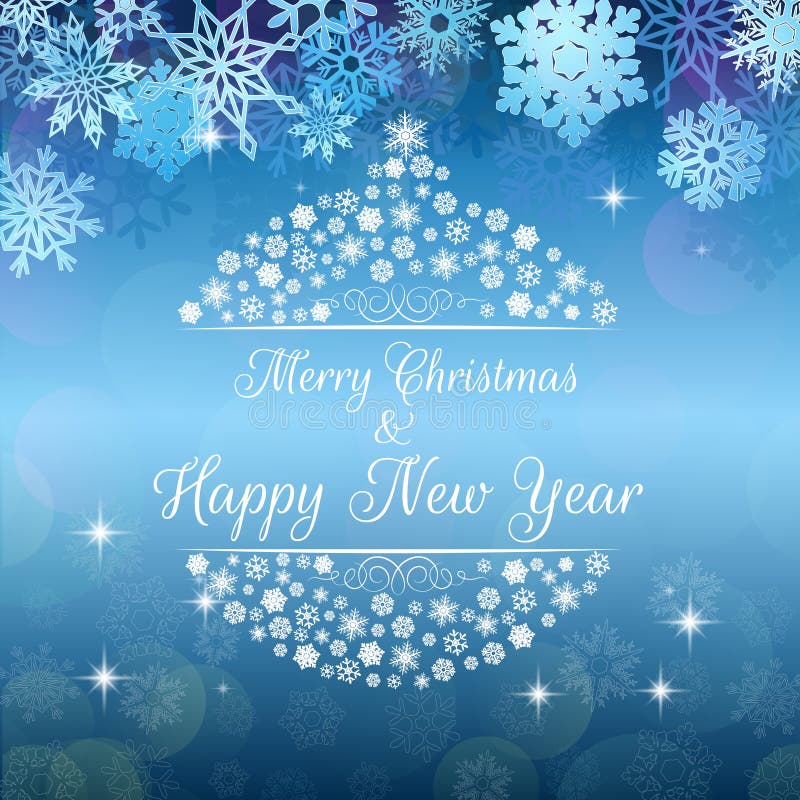 Merry Christmas And Happy New Year Background Banner Stock Vector - Image: 61830322