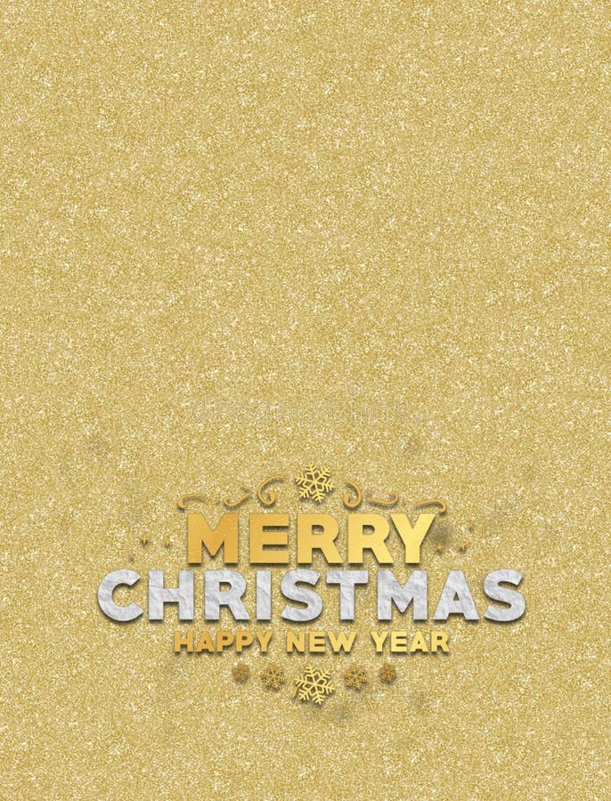 Merry Christmas and happy new year 2020 card with bokeh background in blue and golden royalty free stock photo