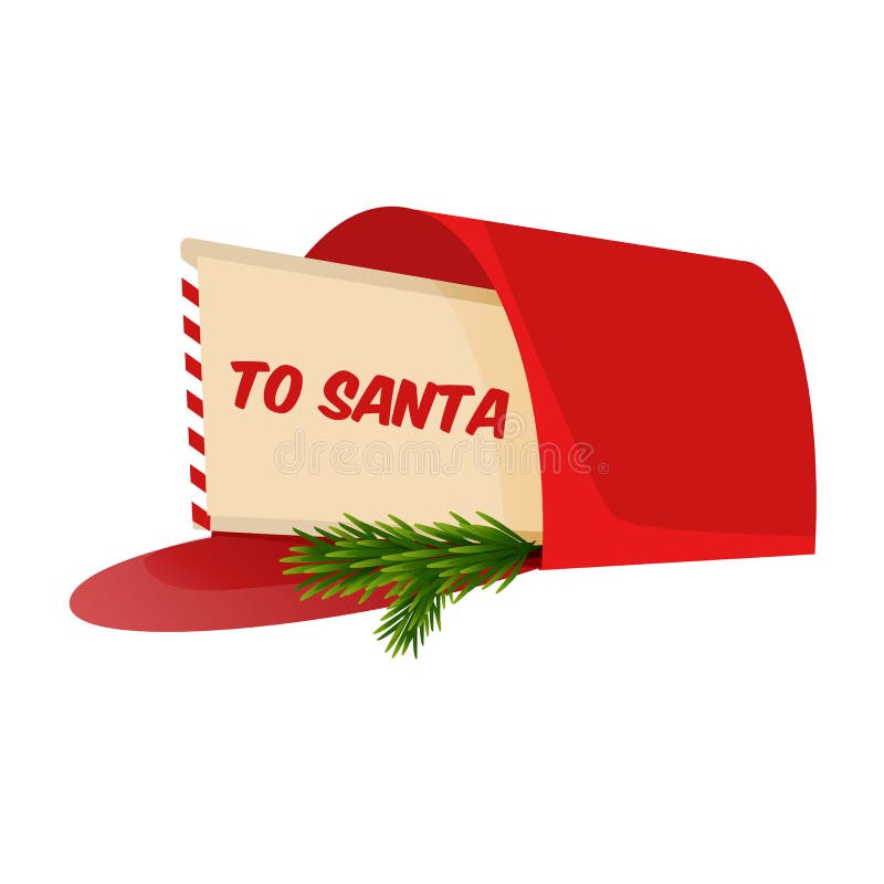 Mailbox Santa Vector Stock Illustrations – 429 Mailbox Santa