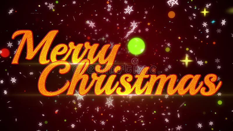 Merry Christmas Happy New Year Snowflake Particle Zoom Stock Video - Video  of gift, cross: 62423773