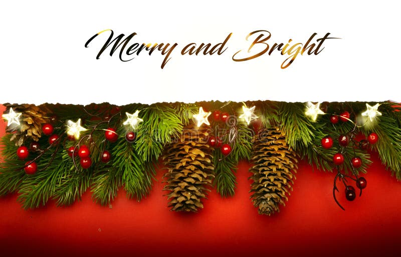 Merry Christmas; Holidays background with Xmas tree decoration stock photography Merry Christmas; Holidays background with Xmas tree decoration stock photography