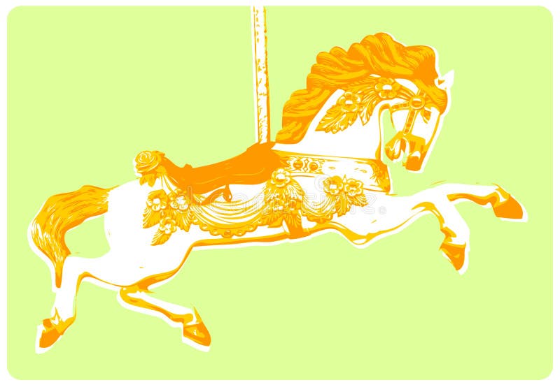 Merry Go Round Horse