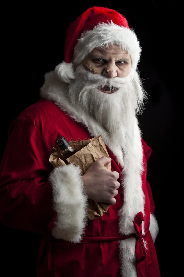 Merry scary christmas stock image. Image of spooky, glowing - 17471585