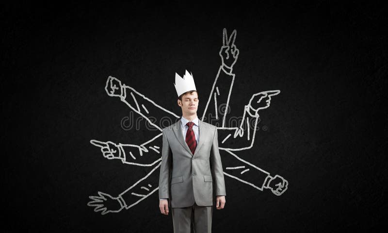 Mes règles, mon entreprise! images stock