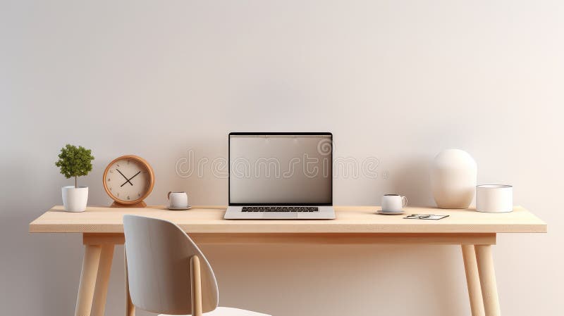 Mesa minimalista libre illustration