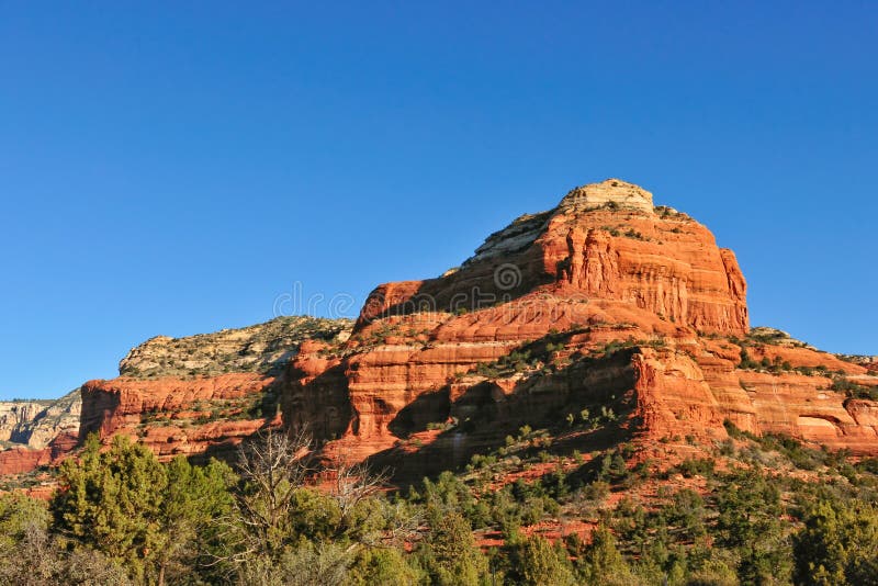 Mesa rock formation stock photo. Image of outdoor, desert 8842620