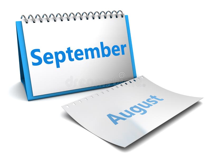 Mese di settembre illustrazione di stock. Illustrazione di pagina