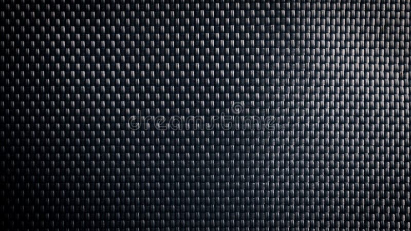 Mesh black texture. Dark polyester fiber material for sport cloth or abstract weave background. Synthetic pattern for