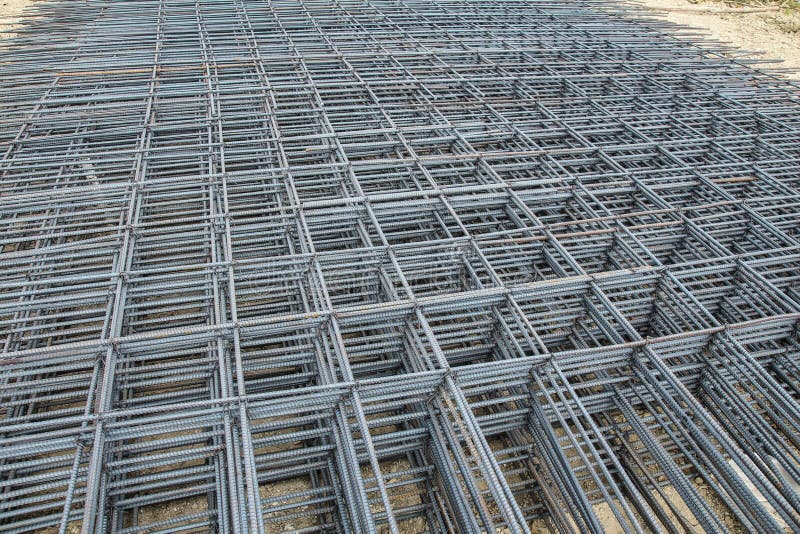 Mesh deformed bar stock photo. Image of mesh, reinforcing - 51718472