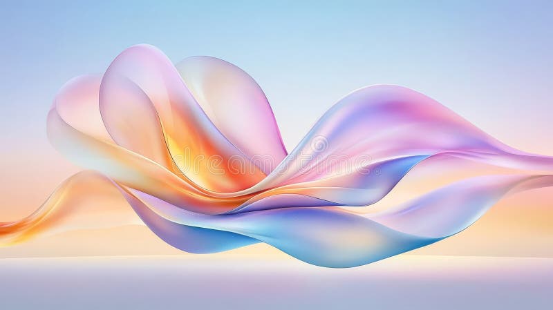 Mesmeriserande abstrakt bakgrund i flytande vätska ett kaleidoskop med vibrerande färger och dynamiska texturer royaltyfri illustrationer