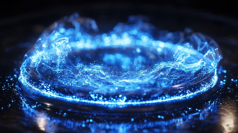 Blue Energy Ring vector illustration