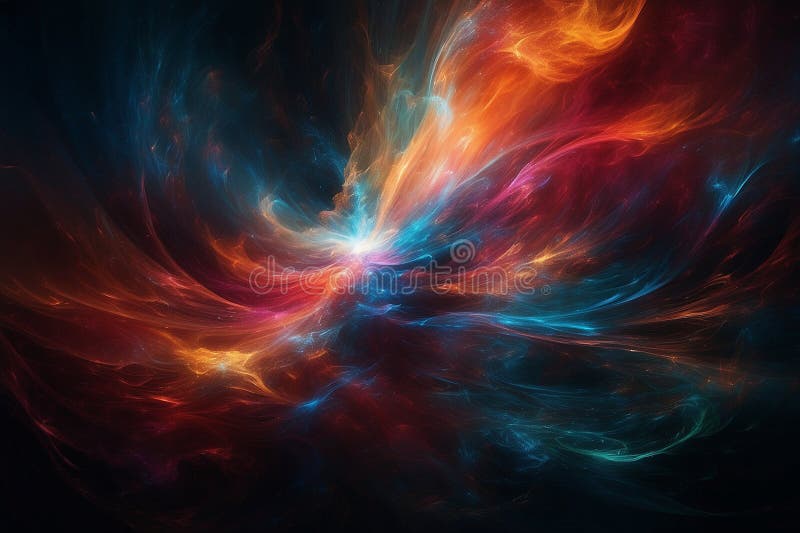 Fond multicolorat pentru fluide abstract. v generate de artă stock photo
