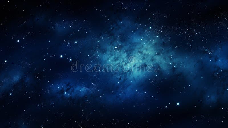 O priveliște fascinantă a unui cer înstelat de noapte luminat cu galaxii îndepărtate și calea lăptoasă stock illustration