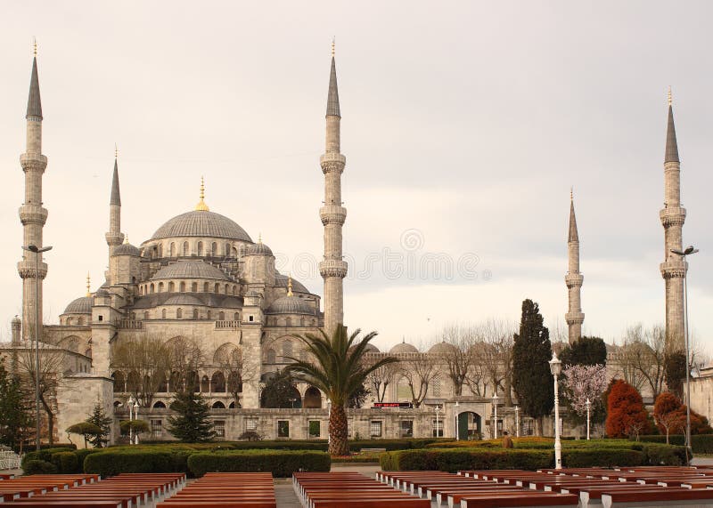 The famous Blue Mosque in Istanbul, Turkey. The famous Blue Mosque in Istanbul, Turkey