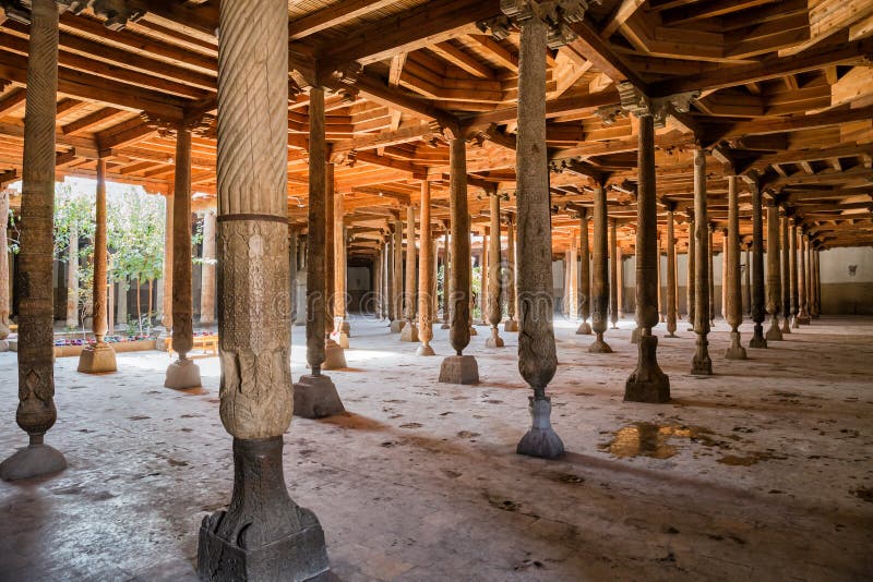 Mesquita de Djuma em Khiva imagem de stock Mesquita de Djuma em Khiva imagem de stock