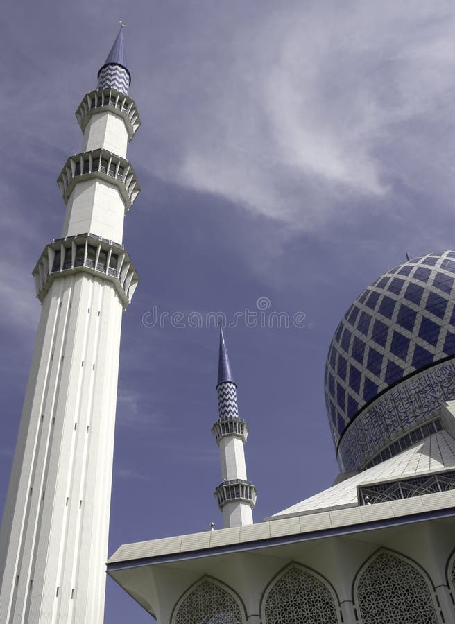 Mesquita do azul de Shah Alam