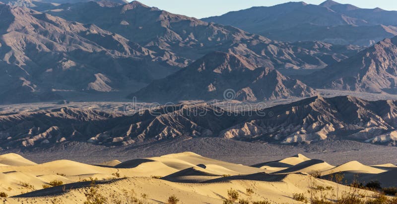 Mesquite Flat Sand Dunes Death Valley Editorial Photography - Image of ...