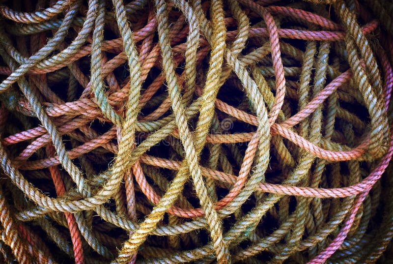 Thick Rope stock image. Image of texture, fiber, strength - 12713601