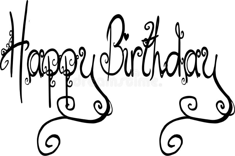 Message Avec Texte De Joyeux Anniversaire Illustration De Vecteur Illustration Du Avec Message