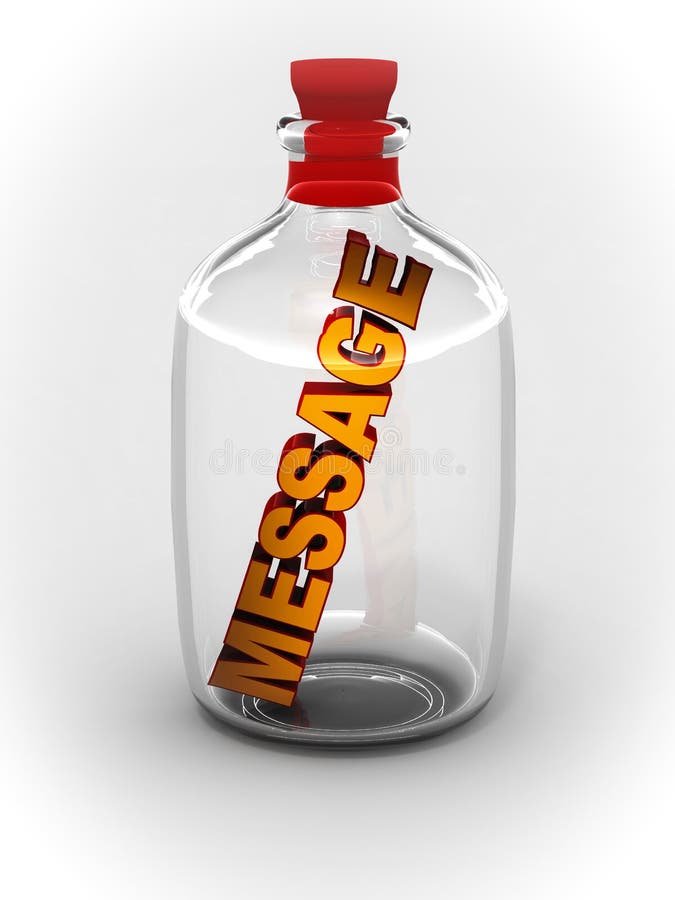 Message in bottle royalty free illustration Message in bottle royalty free illustration