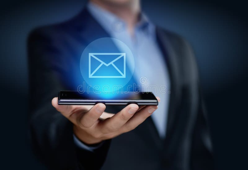 Message Email Mail Communication Online Chat Business Internet Technology Network Concept royalty free stock photography