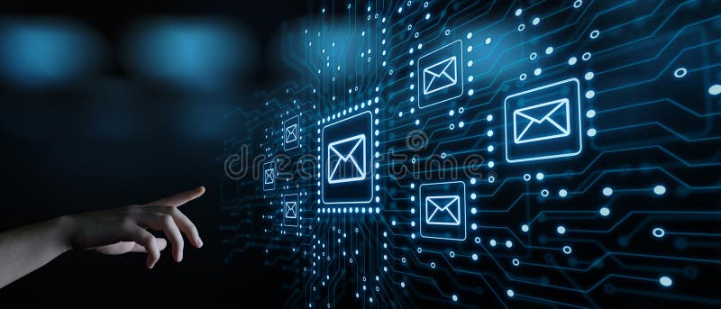 Message Email Mail Communication Online Chat Business Internet Technology Network Concept royalty free stock image