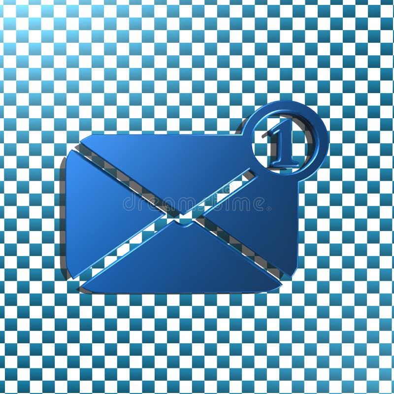 Message icon, sign,3D illustration vector illustration