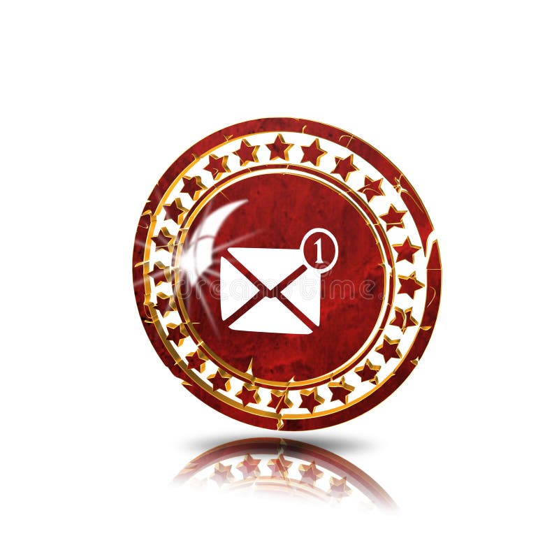 Message,icon,sing,3D illustration vector illustration