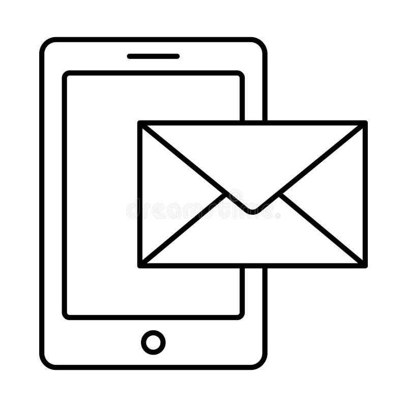 Message, mobile chat Vector icon which can easily modify vector illustration