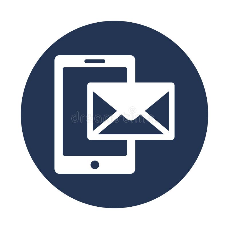 Message, mobile chat Vector icon which can easily modify stock illustration
