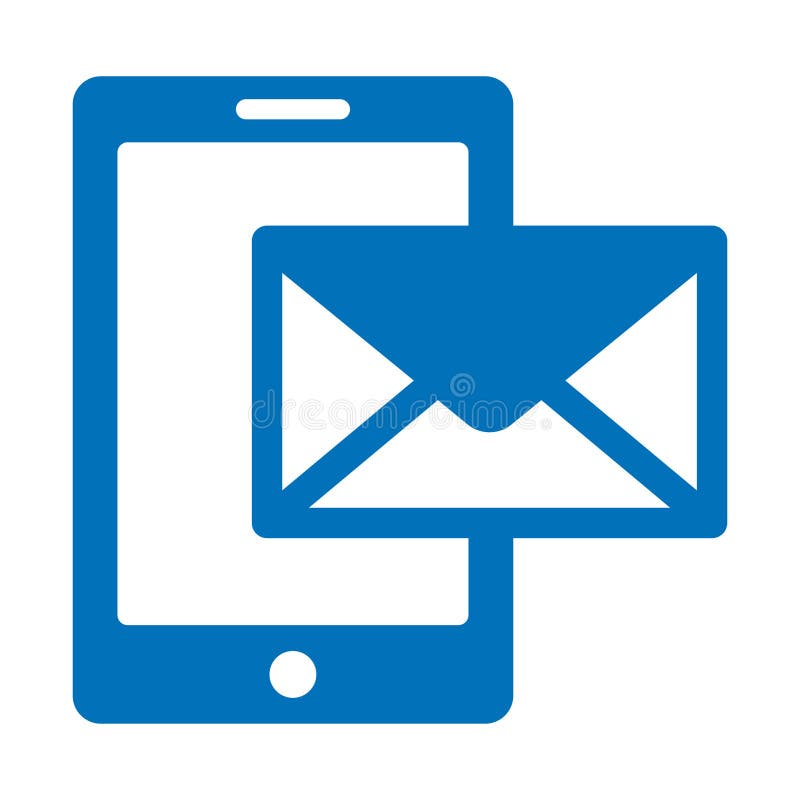 Message, mobile chat Vector icon which can easily modify royalty free illustration