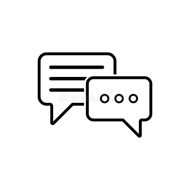 Message vector icon. Chat icons. Text message. Speech bubbles icons. Vector illustration vector illustration