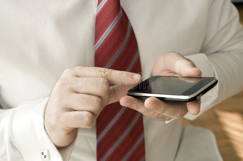 Messaggistica fotografia stock