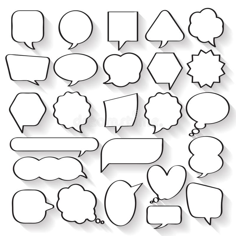 Messaggio del pallone royalty illustrazione gratis Messaggio del pallone royalty illustrazione gratis