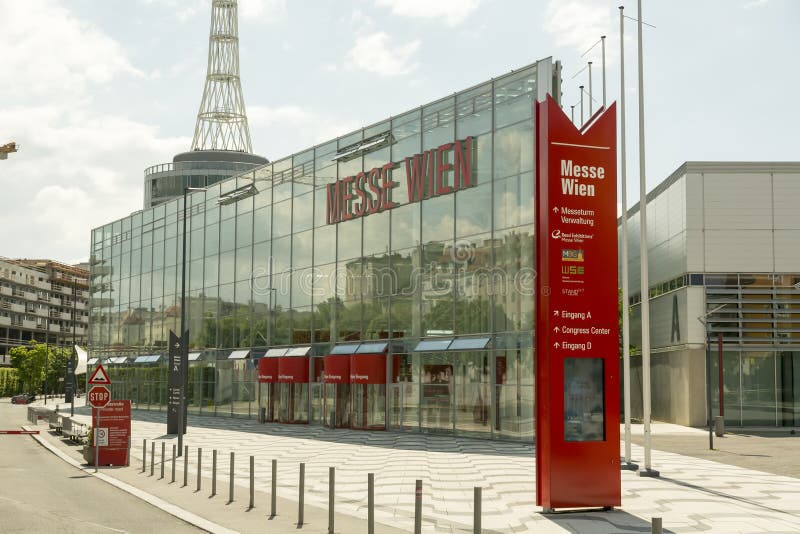 Messe Wien/fiera campionaria di Vienna fotografia stock libera da diritti Messe Wien/fiera campionaria di Vienna fotografia stock libera da diritti