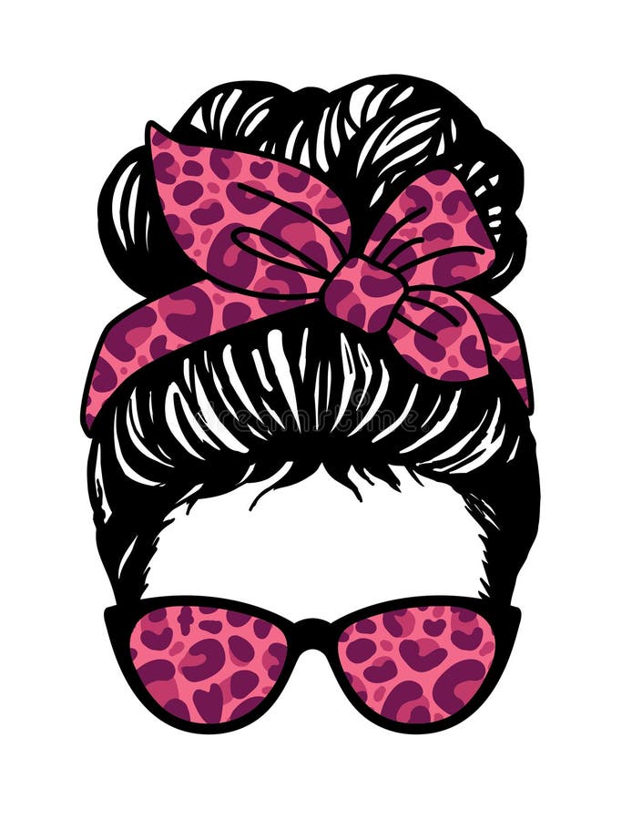 Messy Bun Stock Illustrations – 415 Messy Bun Stock Illustrations, Vectors  & Clipart - Dreamstime