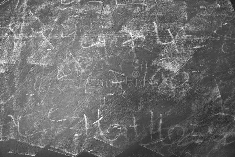 Messy Chalkboard stock image. Image of elementary, background 14858807