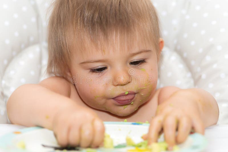 Babygirl, Eating, Human, Caucasian Ethnicity.