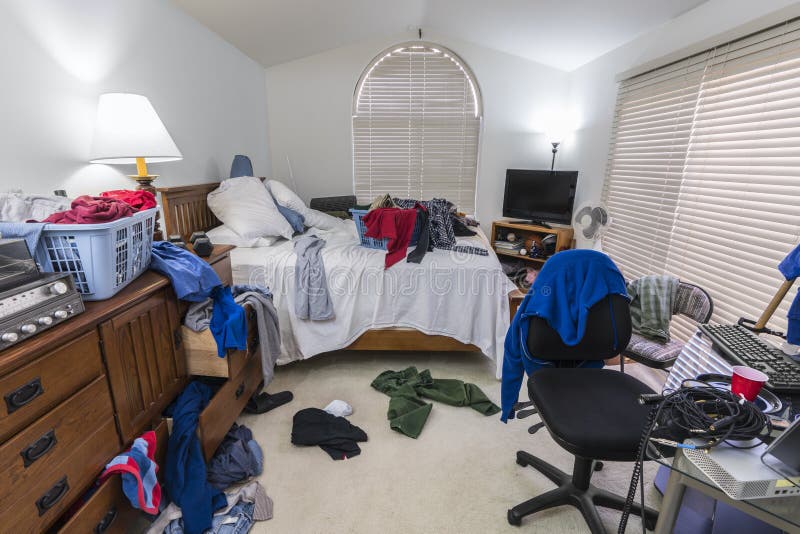 Messy Teenage Boys Bedroom