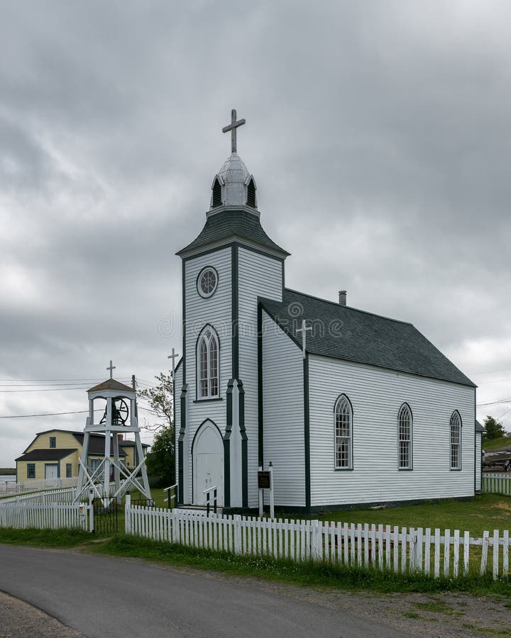 Mest kyrka för helig Treenighet av Newfoundland arkivfoton Mest kyrka för helig Treenighet av Newfoundland arkivfoton