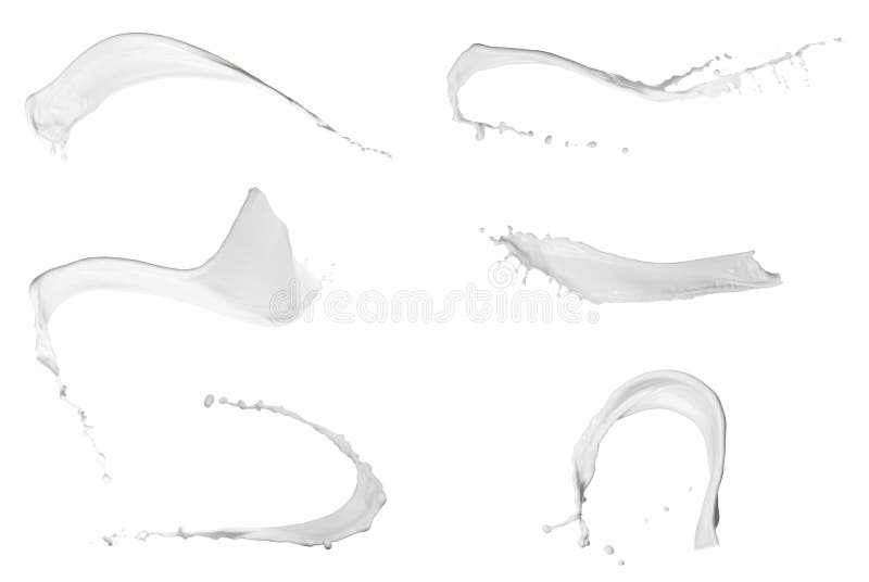 Met abstracte spetsels van melk op de achtergrond royalty-vrije illustratie