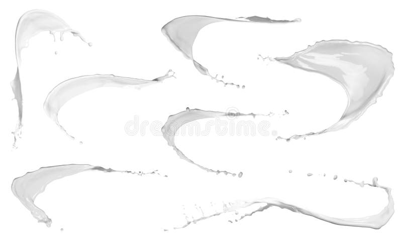 Met abstracte spetsels van melk op de achtergrond vector illustratie