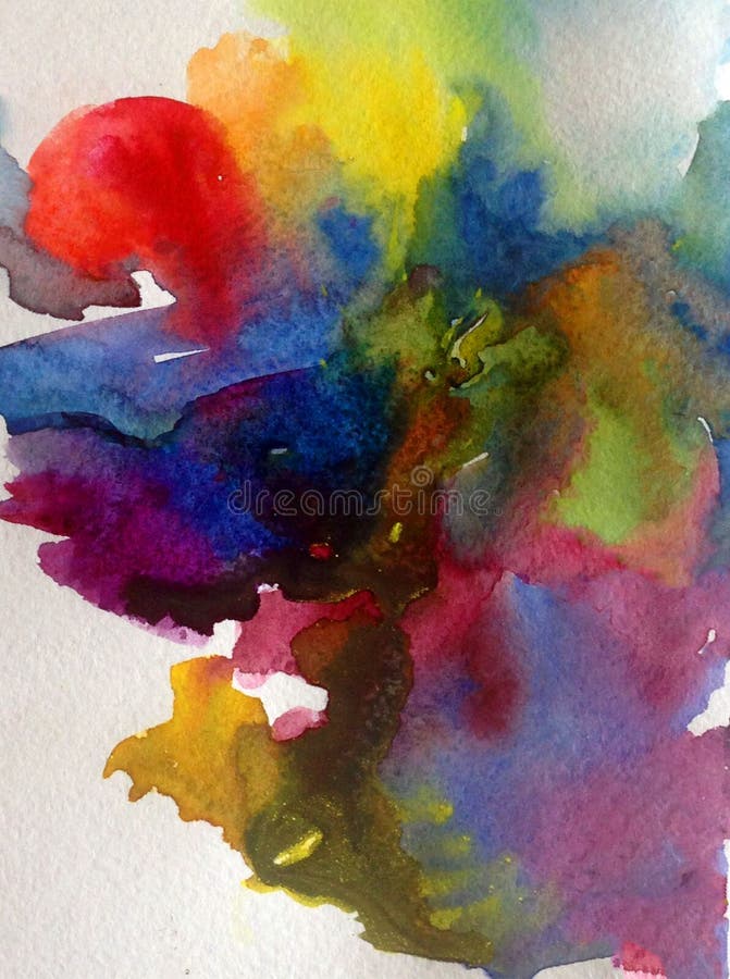 Met de hand gemaakte waterverf abstracte heldere kleurrijke weefselachtergrond Het schilderen van zon en wolken tijdens onweer Mo vector illustratie Met de hand gemaakte waterverf abstracte heldere kleurrijke weefselachtergrond Het schilderen van zon en wolken tijdens onweer Mo vector illustratie